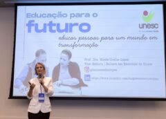 Reitora em exercício da Unesc debate educação e transformação do trabalho em evento do LIDE