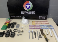 Mais de dois quilos de entorpecentes apreendidos em bairro de Forquilhinha