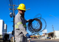 Operação Limpa Fios retira 4,2 toneladas de cabos das ruas de Criciúma no primeiro semestre