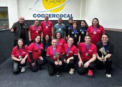 Unidas pela Bocha e Bar Serafin garantem vaga na final do Torneio Coopercocal de Bocha Feminina 