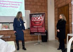 Cocal do Sul realiza capacitação para diagnóstico precoce de câncer de cabeça e pescoço